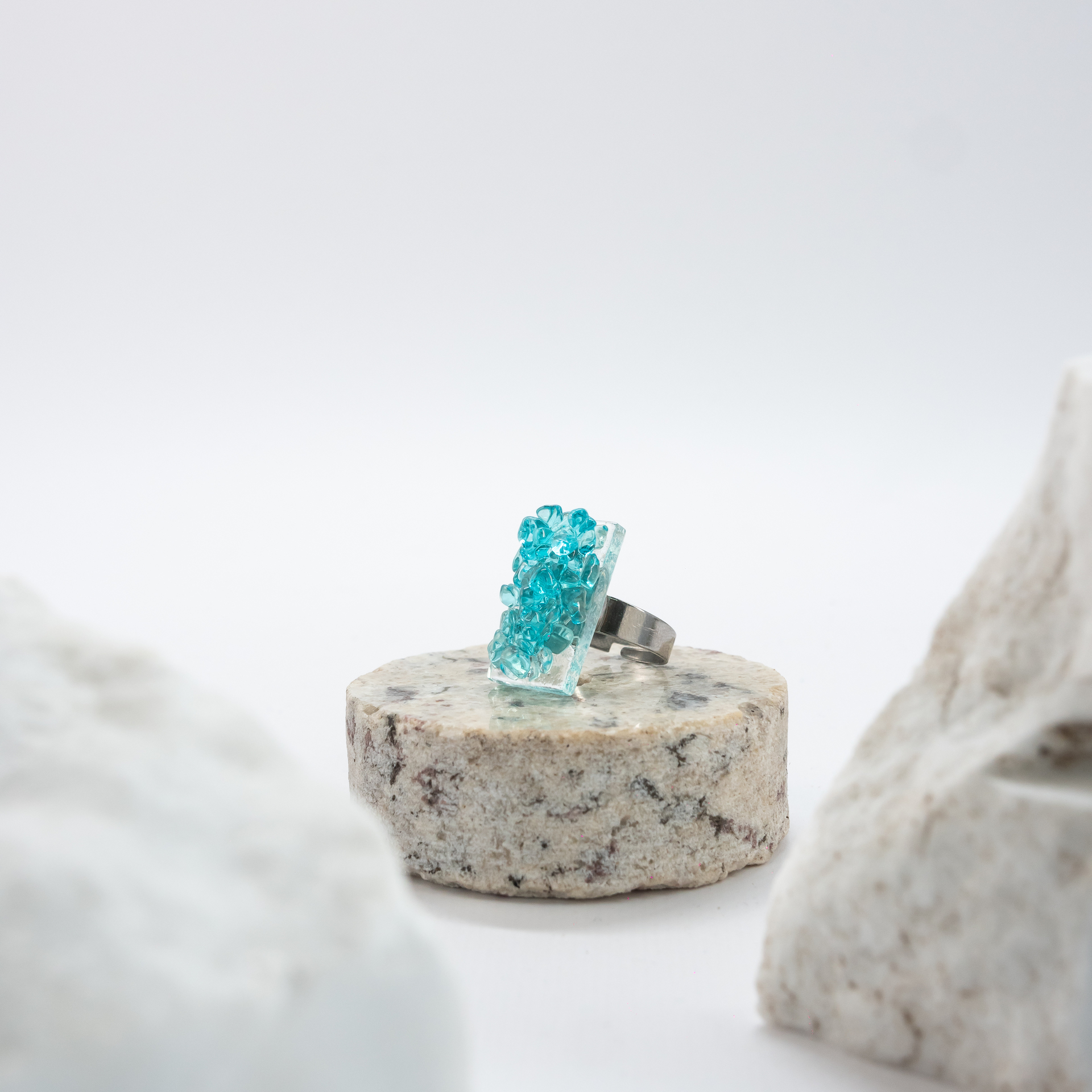 Loudia bombay-turquise-blue-silver