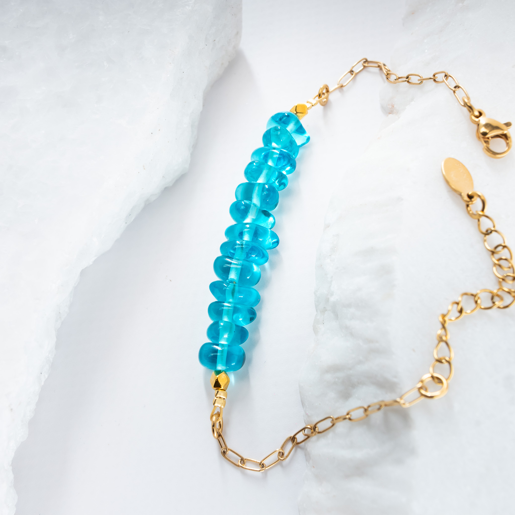 Plegma bombay-turquoise-blue-gold