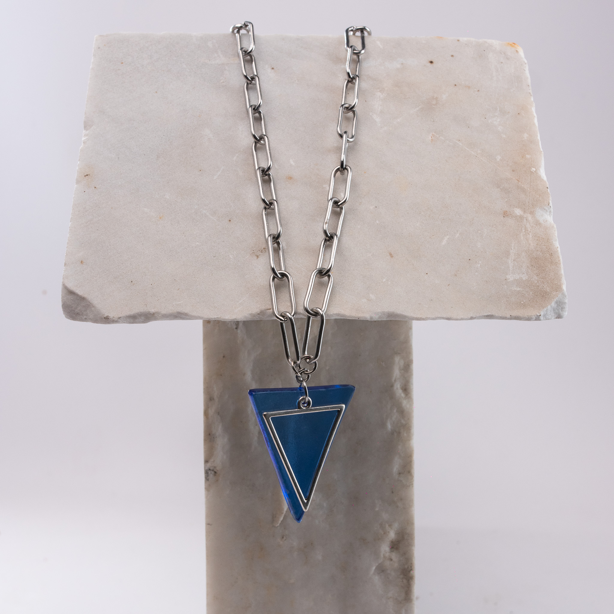 Mountain water-royal-blue-silver