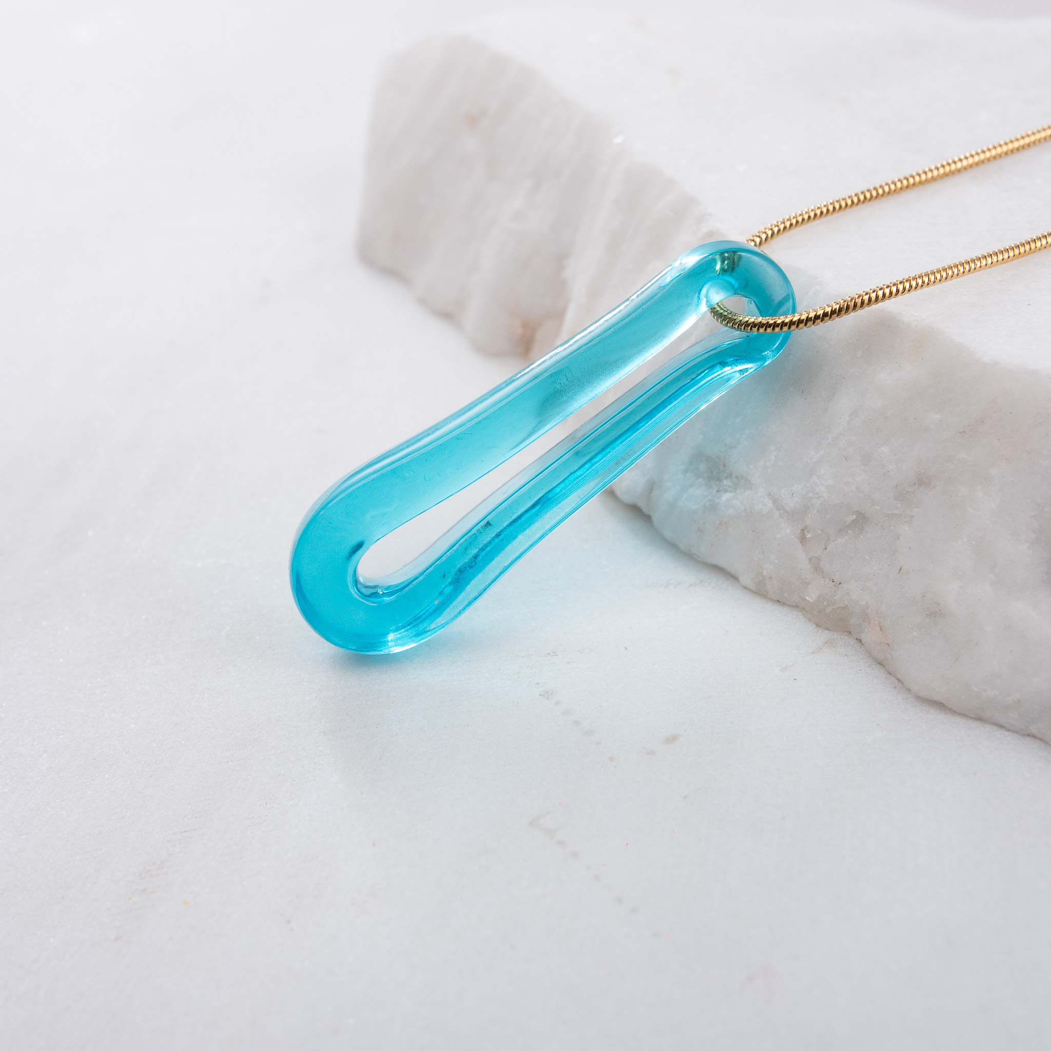 Top Drop bombay-turquoise-blue-gold